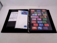 An album of contemporary stamps, commemorative editions,