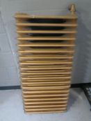 A 19th century 20 fin radiator (gold)