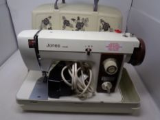 A Jones VX 500 cased electric sewing machine