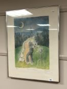 Continental school : colour print depicting a summer's dream,