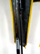 A Cormoran Top Fish two piece carp rod with protective bag