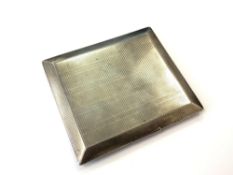 A silver cigarette case, Birmingham marks CONDITION REPORT: 149.