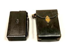 An early twentieth century Kodak Cine Model B camera in case.