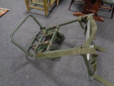 A Fox folding metal carp stand