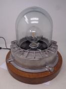 A retro style bulkhead light