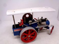 A Wilesco steam traction engine