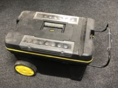 A Stanley Pro mobile tool chest