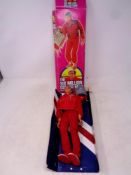 The Six Million dollar man vintage Steve Austin doll with his bionic eye.