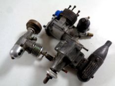 Three model air craft engines