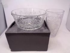 A Waterford Crystal Nocturne Collection lead crystal 10