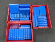 Three crates of classical quarterly volumes