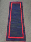 A woollen carpet runner