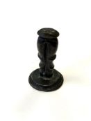 A rare 17th century European bronze seal depicting Masonic symbols