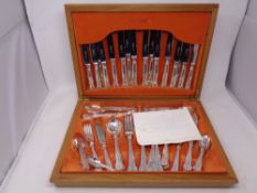 A canteen of Webber & Hill cutlery