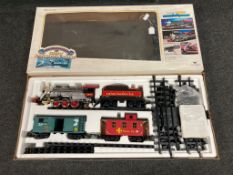 A boxed railway locomotive train set - The Coal Creek Express, Great Railroad Empire,
