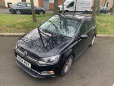 2015 VW Polo Bluemotion, 5-Door, Black, Manual, Petrol, 999 cc, 17,141 miles, Air Con,