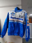 A Williams Reynault Official Licensed Product driver's jacket