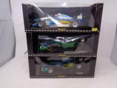 Three Michael Schumacher Collection 1:18 scale die cast cars - Benetton 1994,