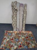 Five rolls of material