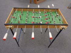 A 20th century Arcofalc table football game