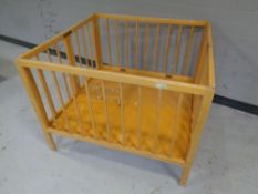 A mid 20th century child's play pen