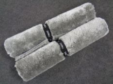 Two Next shaggy pile rugs