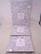 A Dorma double duvet cover together with pair of pillow cases and further Winchester pillow case