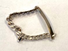 Two vintage silver bangles.