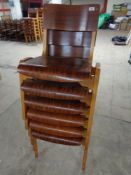 A set of six mid 20th century Tecta Furniture Limited of Great Yarmouth, England,