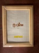 Nineteen Xenos pine photo frames, 13 cm x 18 cm, all brand new and still wrapped.