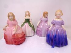 Four Royal Doulton figures,