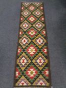 A Maimana kilim runner 210cm by 63cm