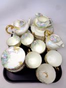 A 41 piece Paragon Woodland Bluebell bone china tea service (a/f)
