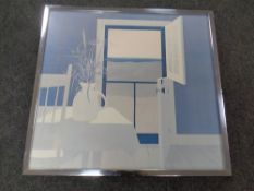 A framed 20th century print;