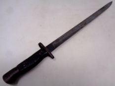 A British Sanderson bayonet model 1907