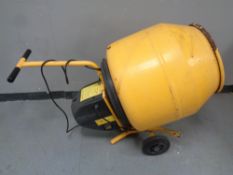 A Master Mix MC130 electric cement mixer
