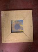 Ten Fotolijst rustic wooden photo frames, 10 cm x 10 cm, all brand new and still wrapped.