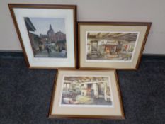 A Tom Dodson limited edition print Market Day 77/500,