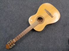 A Spanish acoustic guitar