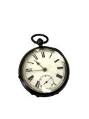 An antique silver fusee pocket watch