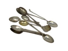 Nine silver golf themed spoons CONDITION REPORT: 120g