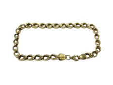 A 9ct gold bracelet, 4.9g.