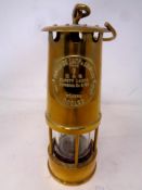 An Eccles Protector miner's lamp Type 6