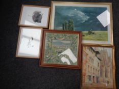 A David Shepherd signed print 