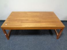 A 20th century Danish teak coffee table