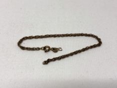 A 9ct gold bracelet CONDITION REPORT: 2.