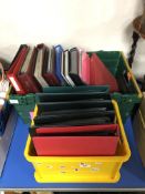 Two crates containing a large quantity of First day covers