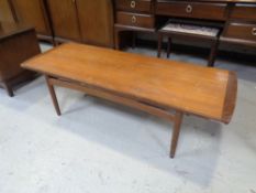 A mid 20th century teak G plan coffee table