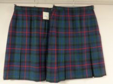 Two House of Bruar inverted pleated skirts. One new with tags. Sizes 10 and 12.