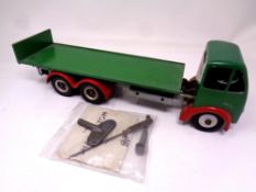 A Foden Shackleton clockwork lorry, with key.